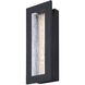 Kingsly LED 15 inch Black Outdoor Wall Light