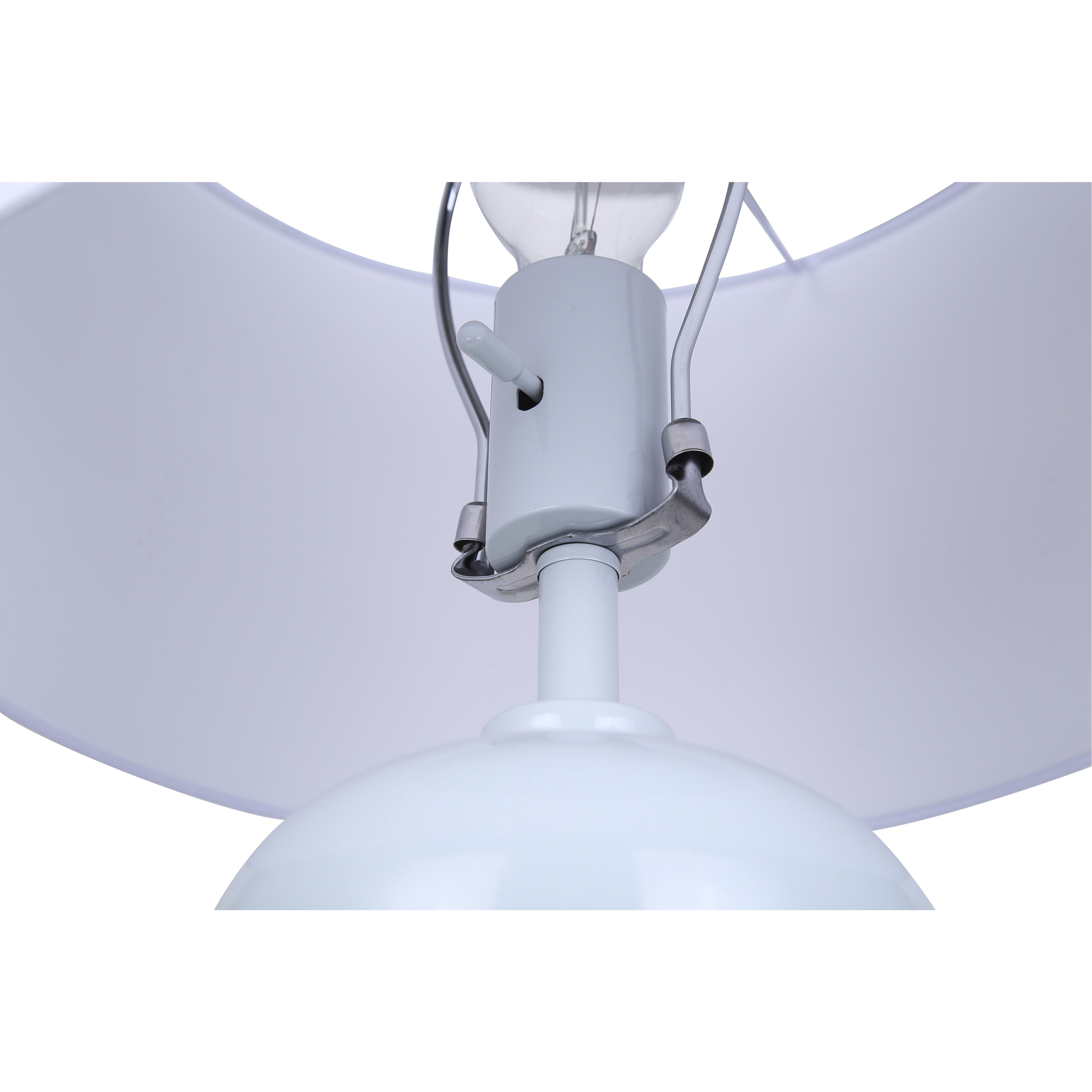 Biely 22.75 inch 100.00 watt Light Blue Table Lamp Portable Light