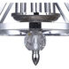 Madison 3 Light 10 inch Chrome Chandelier Ceiling Light