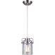 Madison 1 Light 6 inch Brushed Nickel Pendant Ceiling Light