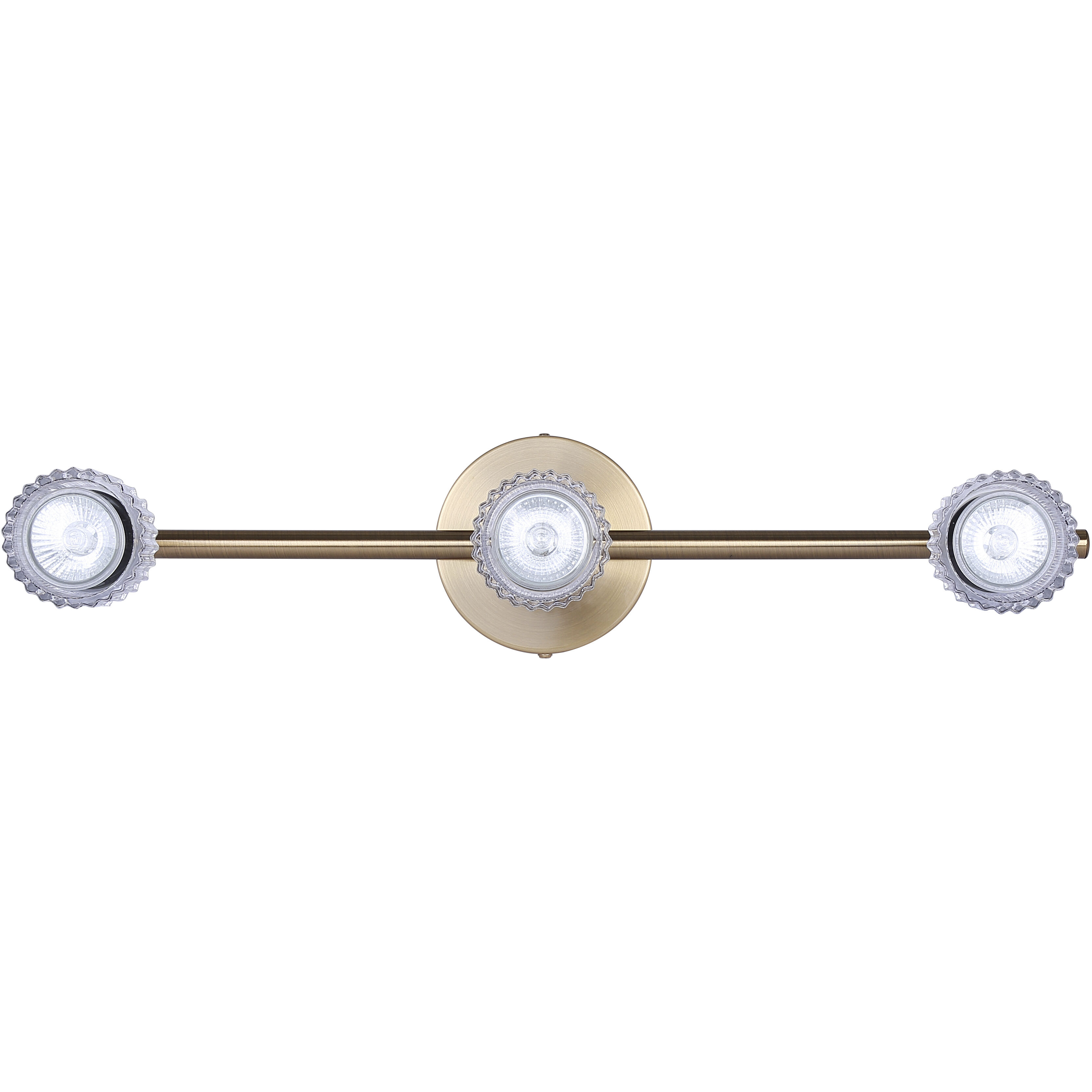 Elsee 3 Light Black/Gold Track Lighting Ceiling Light