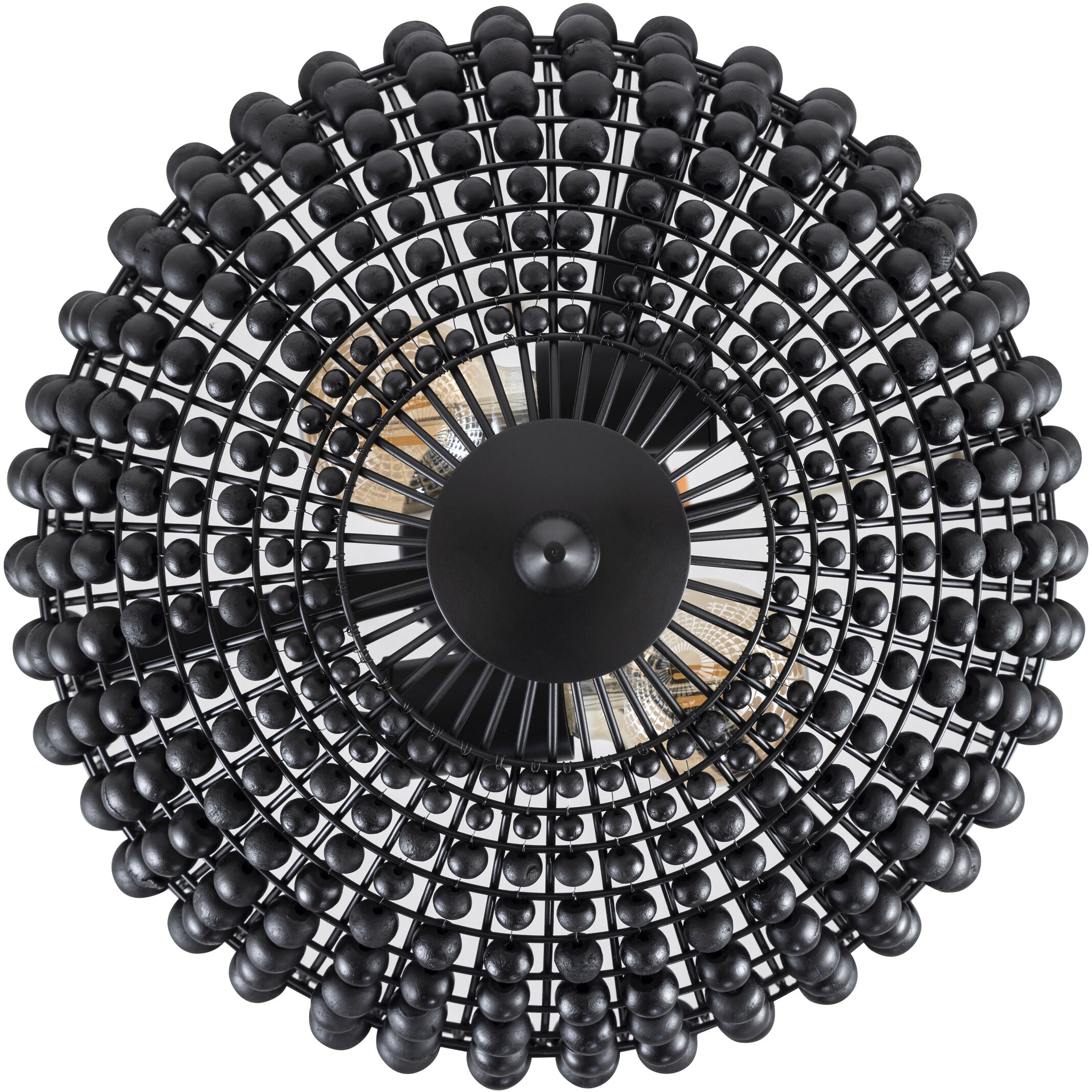 Burkley 2 Light 16 inch Matte Black Semi-Flush Mount Ceiling Light