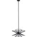 Channel 1 Light 20 inch Black Pendant Ceiling Light