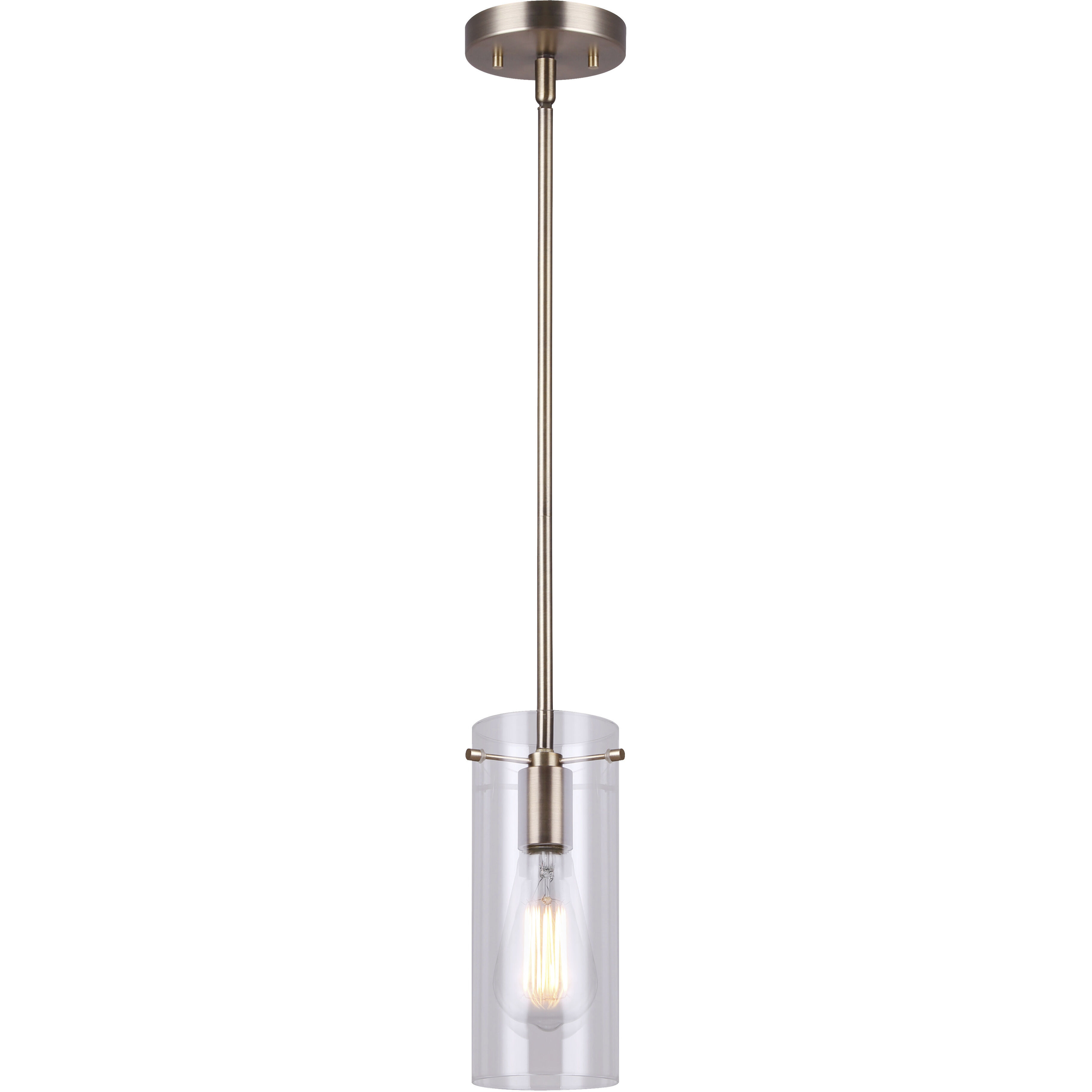 Madison 1 Light 5 inch Gold Pendant Ceiling Light