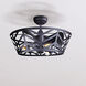 Maud 24 inch Matte Black Indoor Fan
