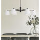 Aspen 6 Light 15.25 inch Black Chandelier Ceiling Light