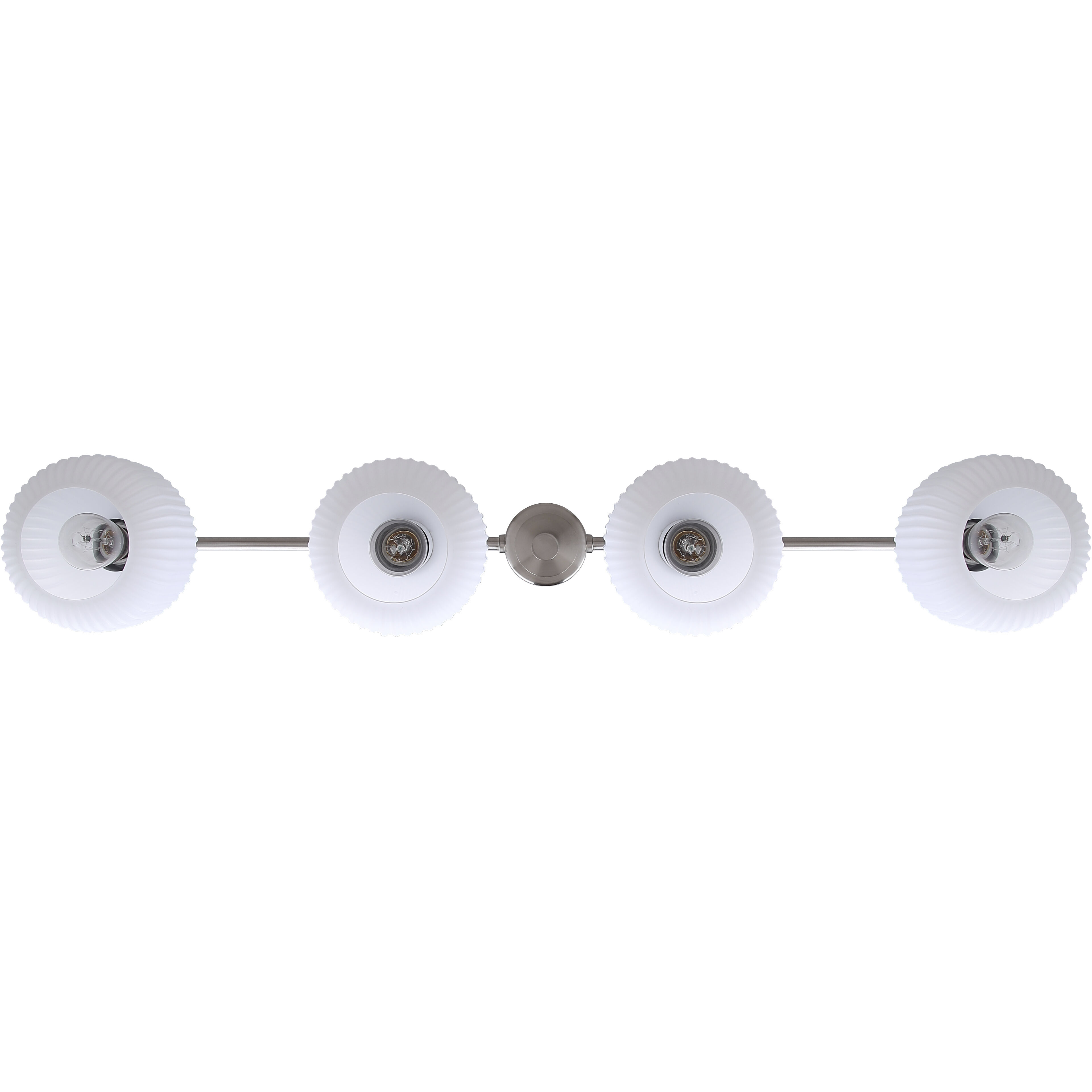 Mallory 4 Light 36.38 inch Brushed Nickel Chandelier Ceiling Light