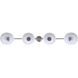 Mallory 4 Light 36.38 inch Brushed Nickel Chandelier Ceiling Light