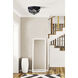 Madison 2 Light 13 inch Black Flush Mount Ceiling Light