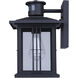 Grant 1 Light 12 inch Black Outdoor Wall Lantern