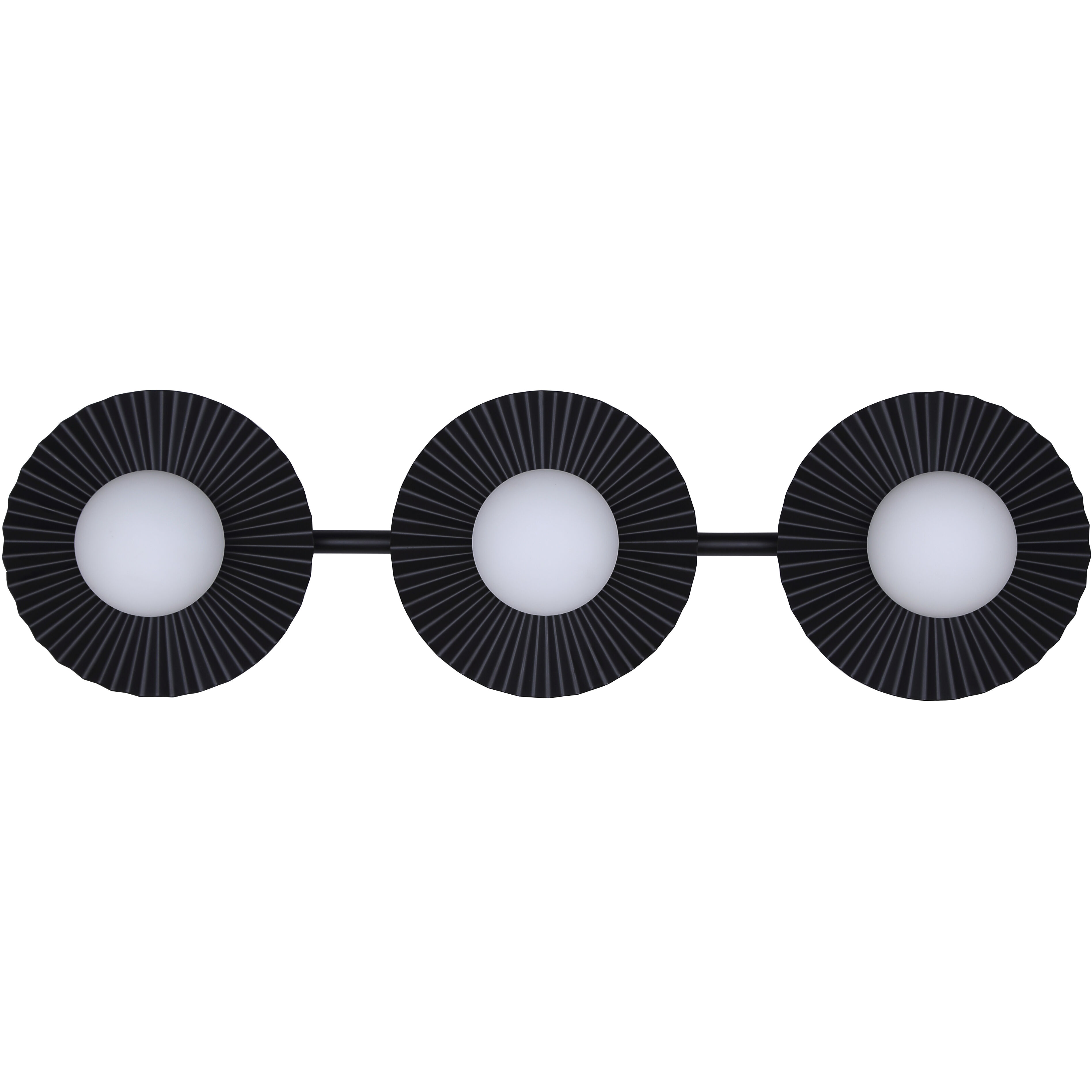 Payton 3 Light 28.5 inch Black Vanity Light Wall Light