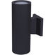 Rexton 2 Light 11.75 inch Black Outdoor Wall Lantern