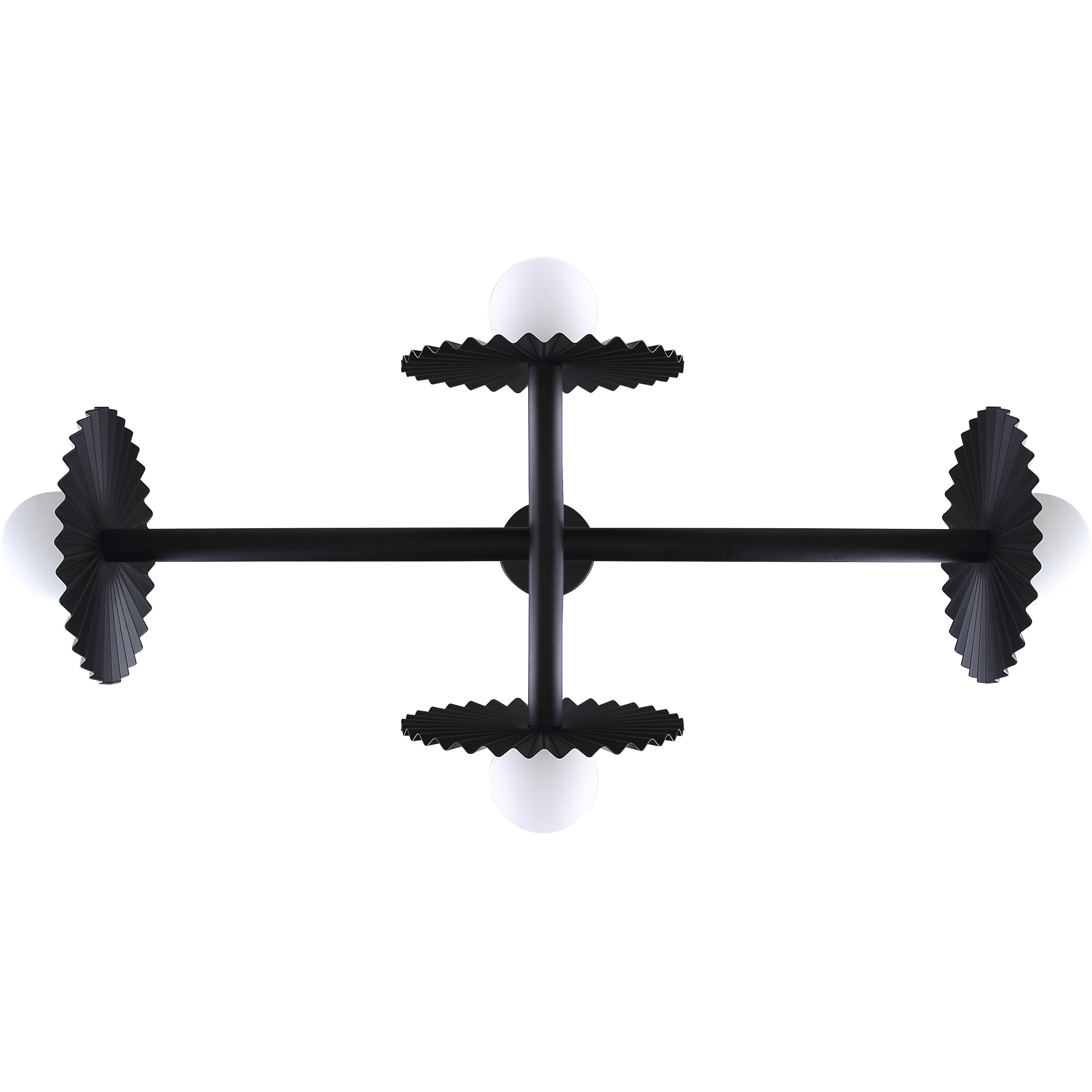 Payton 4 Light 16.88 inch Black Chandelier Ceiling Light