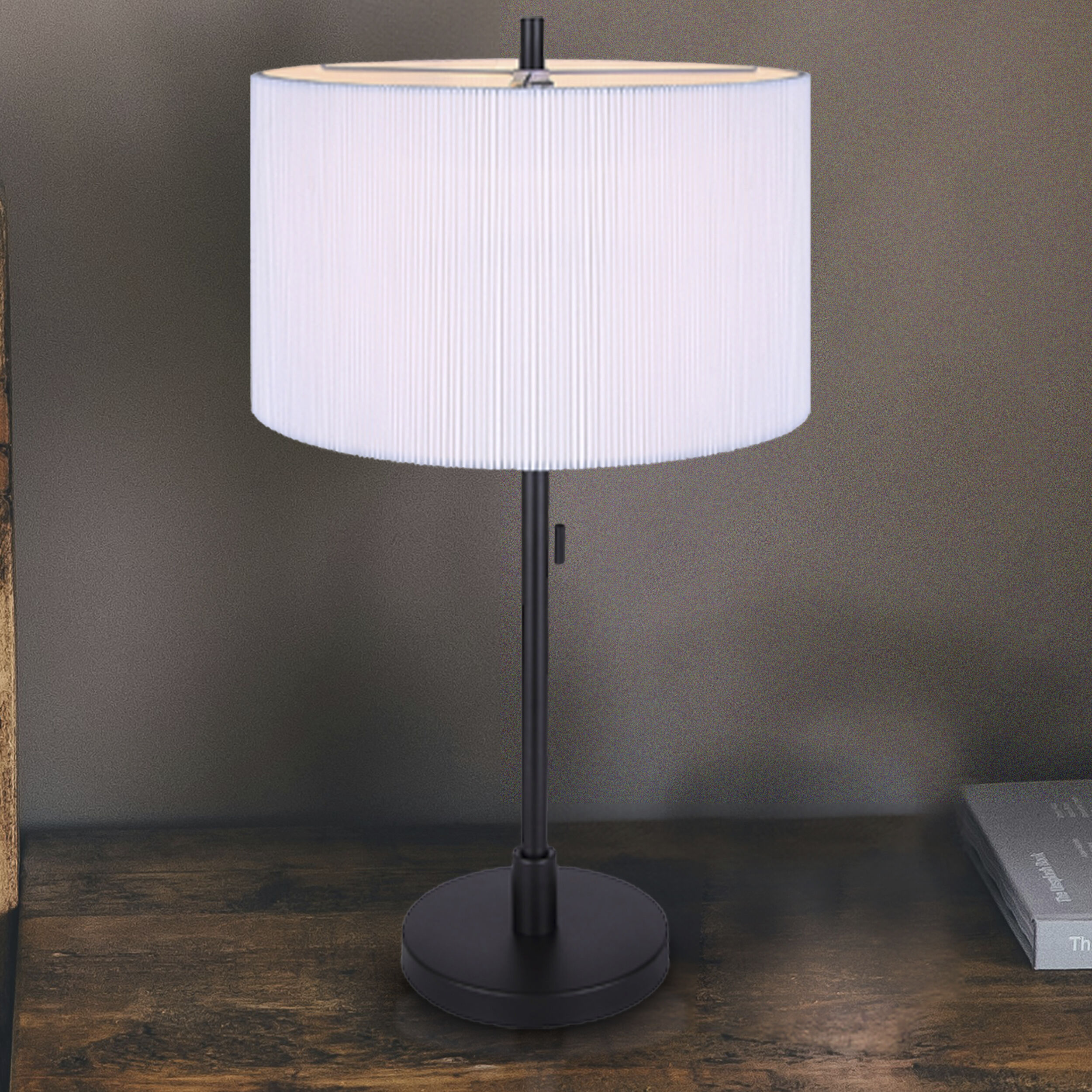 Carmynn 24.25 inch 60.00 watt Black Table Lamp Portable Light