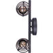 Madison 2 Light Graphite Track Ceiling Light