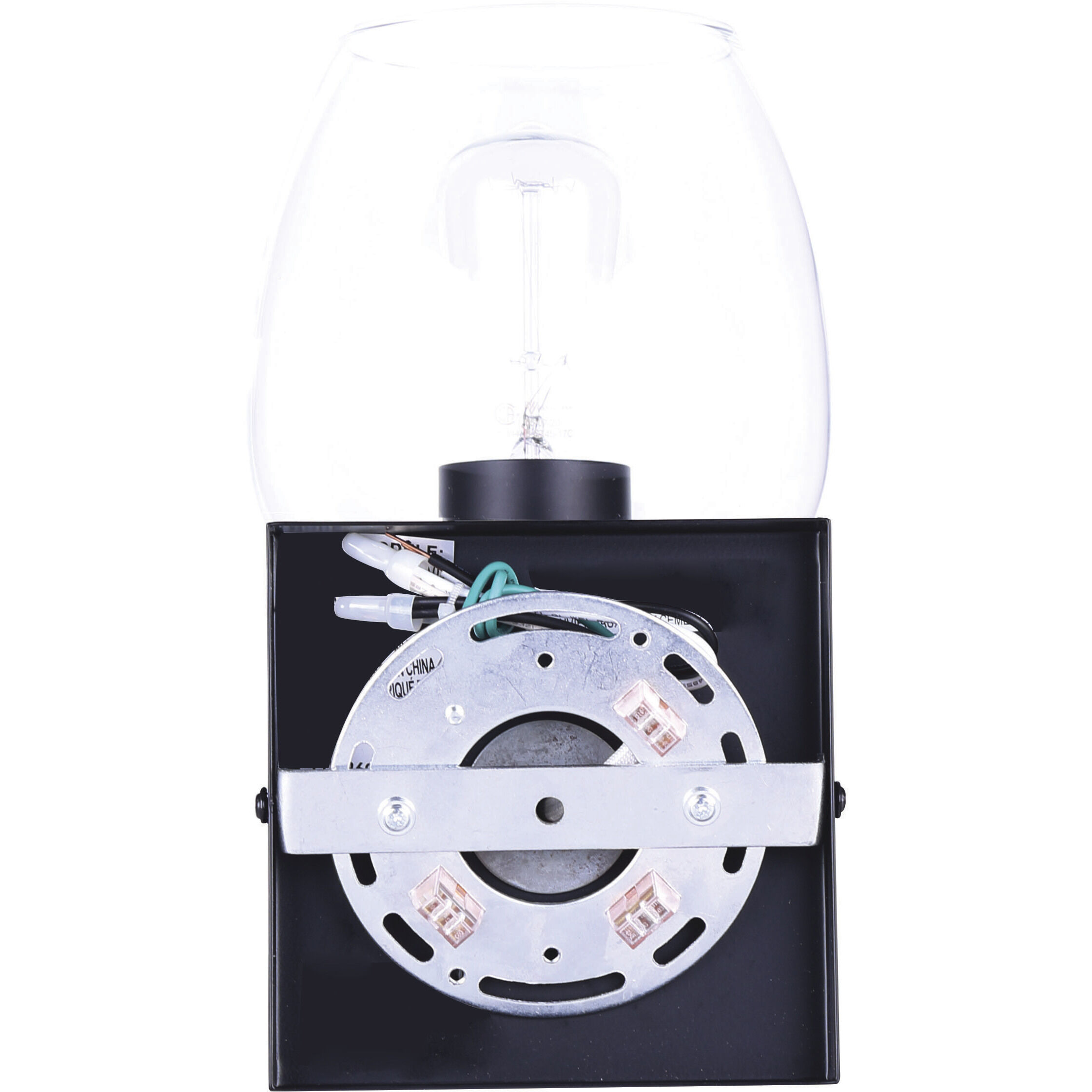 Madison 1 Light 8 inch Black Vanity Light Wall Light