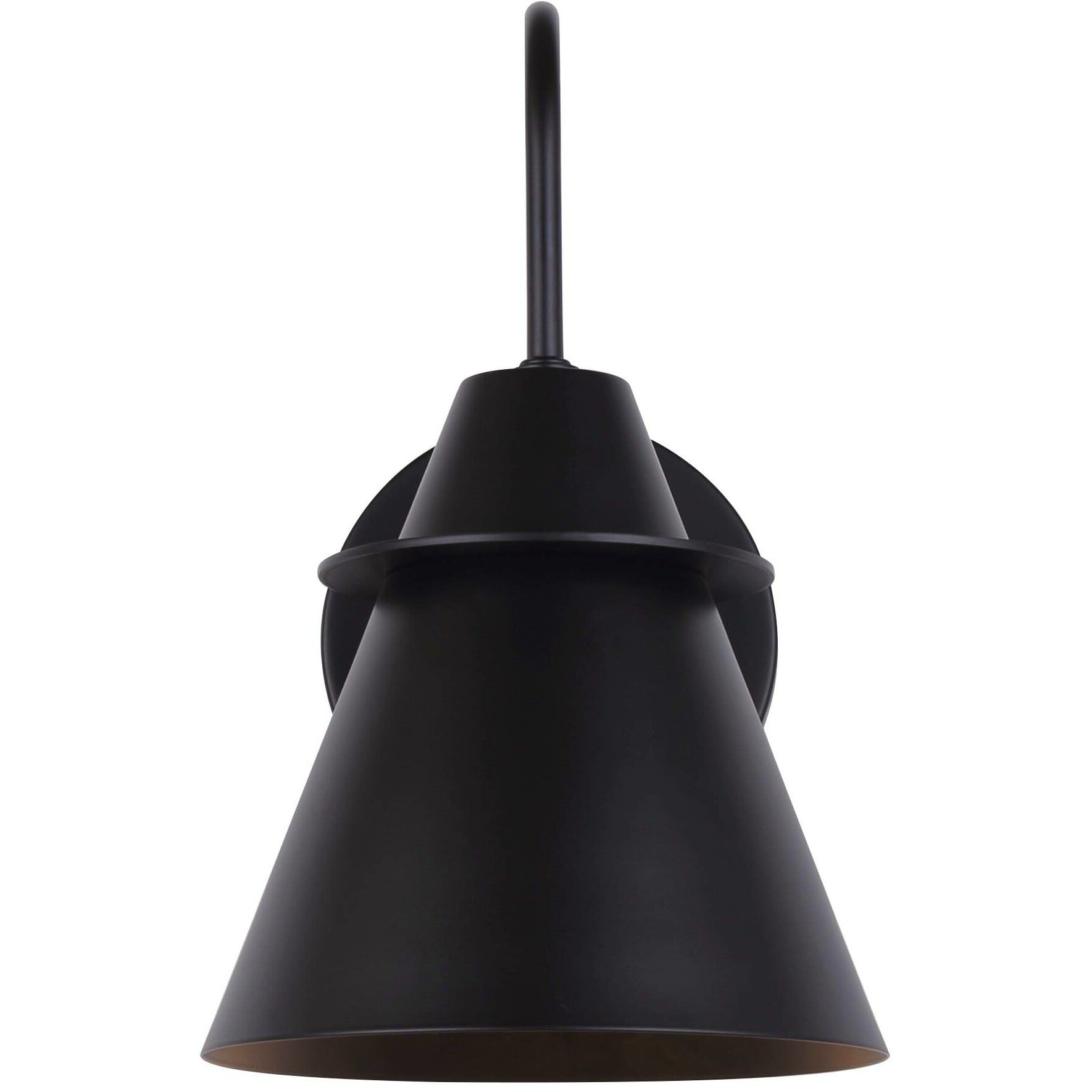 Marloe 1 Light 11.5 inch Black Outdoor Wall Light