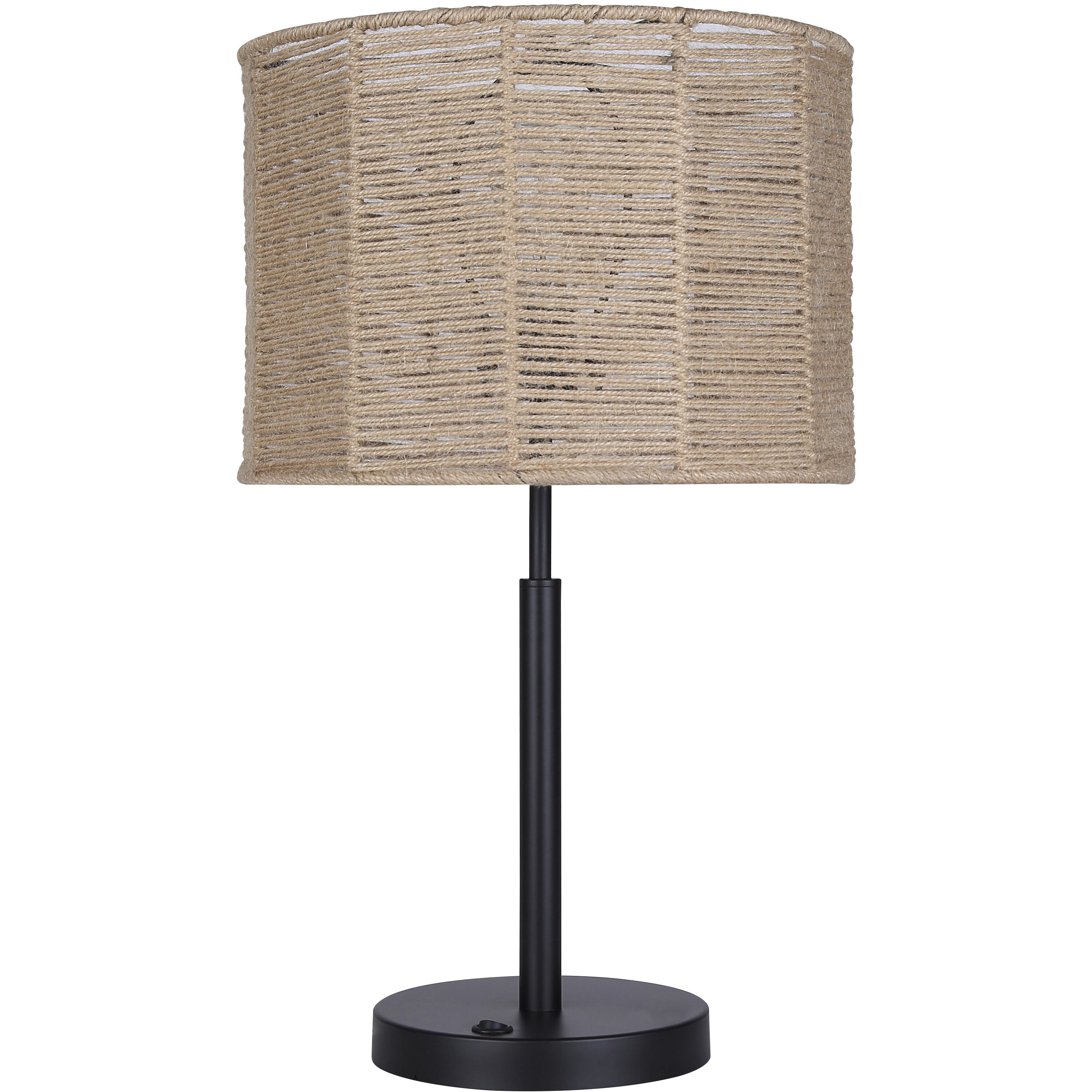 Lano 24 inch 60.00 watt Matte Black Table Lamp Portable Light