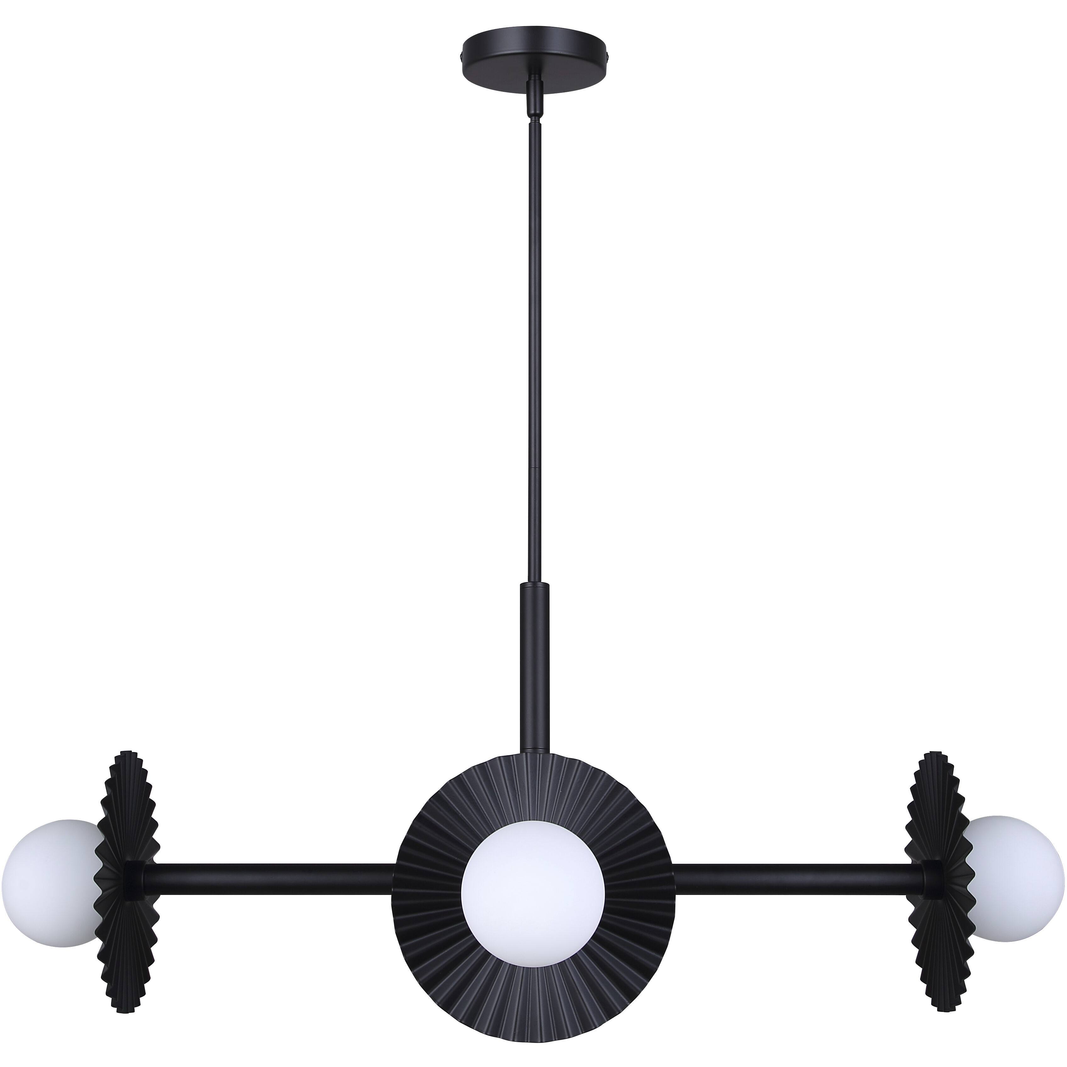 Payton 4 Light 16.88 inch Black Chandelier Ceiling Light