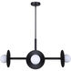 Payton 4 Light 16.88 inch Black Chandelier Ceiling Light