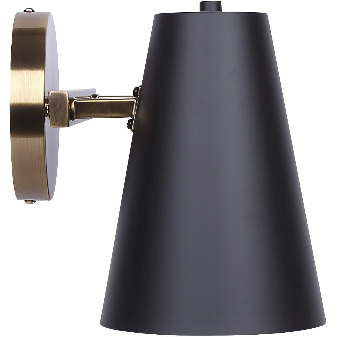 Harken 2 Light 15.5 inch Matte Black and Gold Vanity Light Wall Light