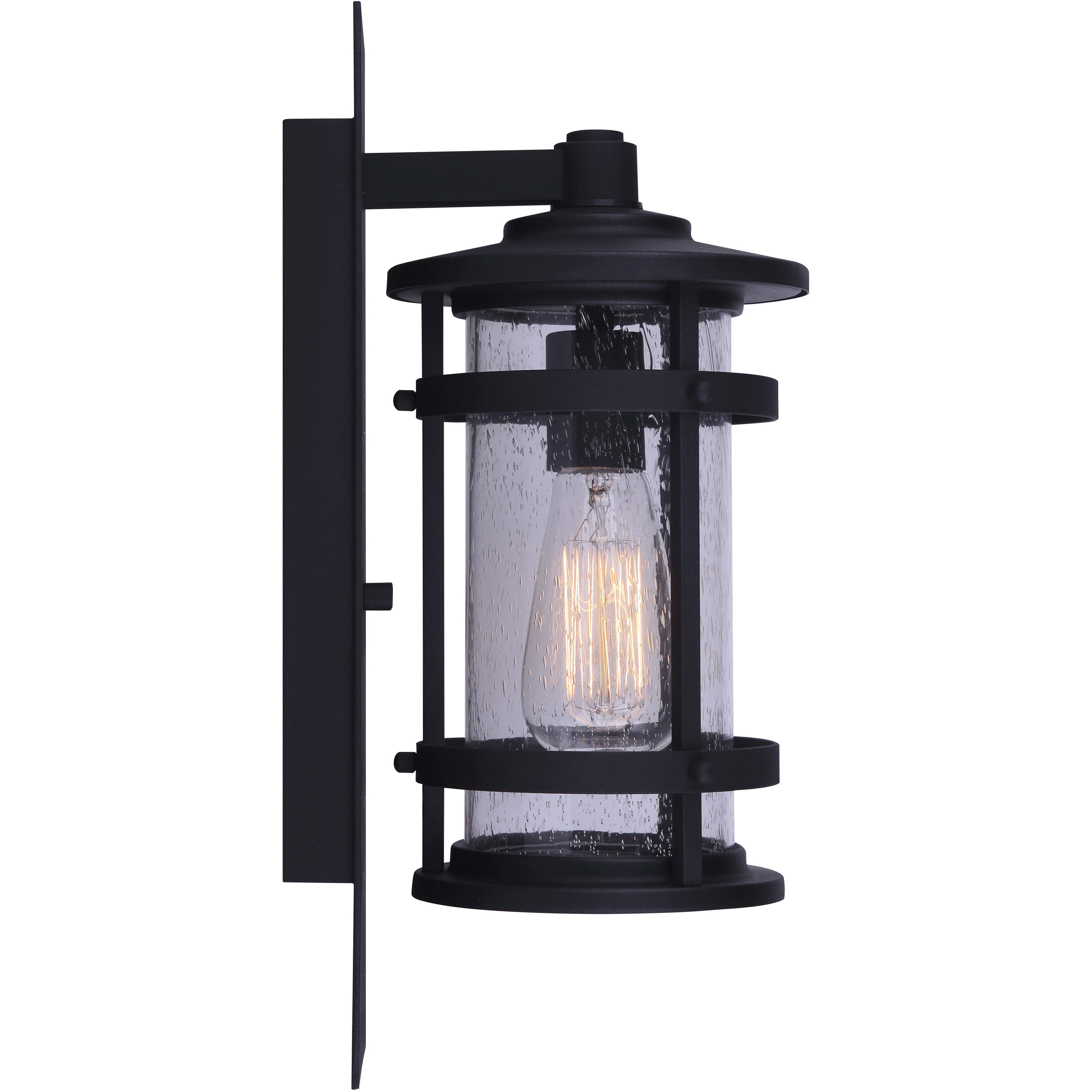 Madison 1 Light 15 inch Black Outdoor Wall Light