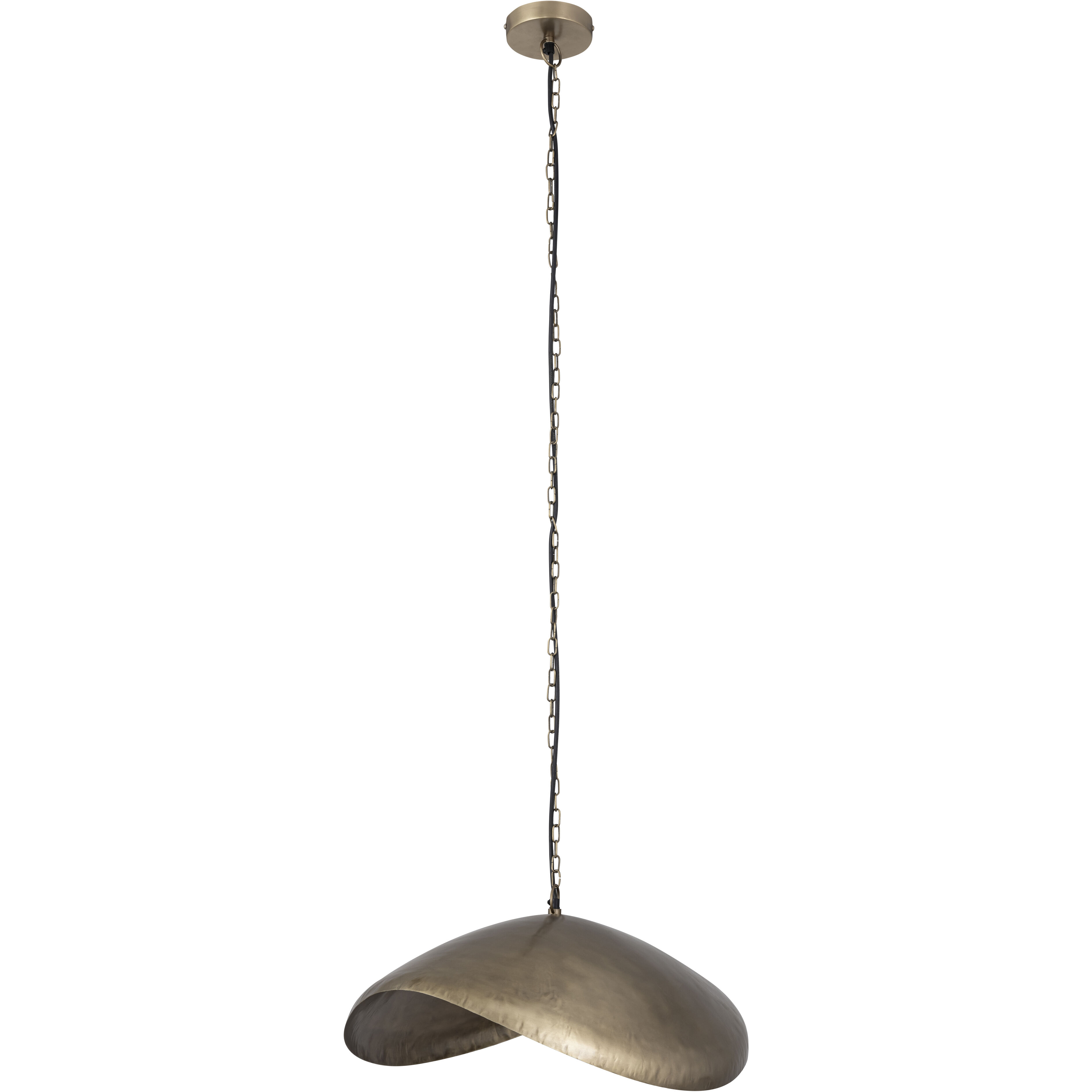 Maverick 1 Light 29.25 inch Antique Brass Pendant Ceiling Light