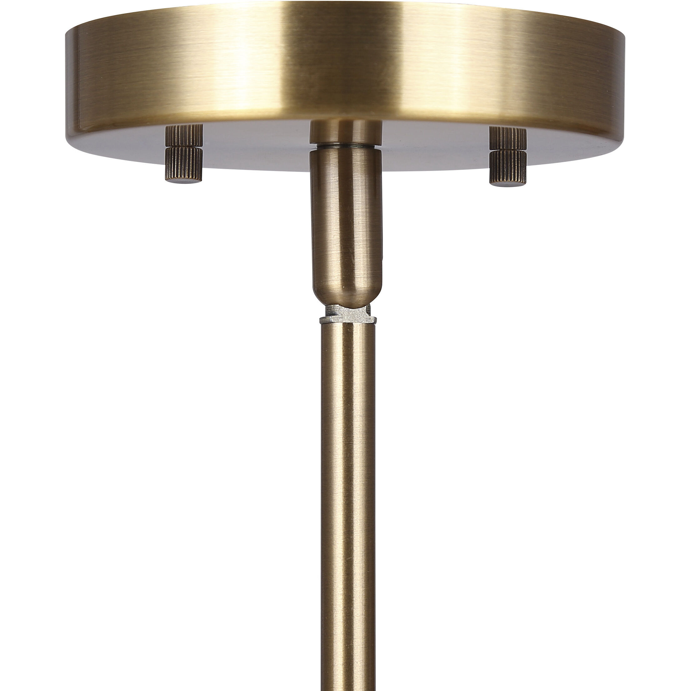 Harken 5 Light 26 inch Black/Gold Chandelier Ceiling Light