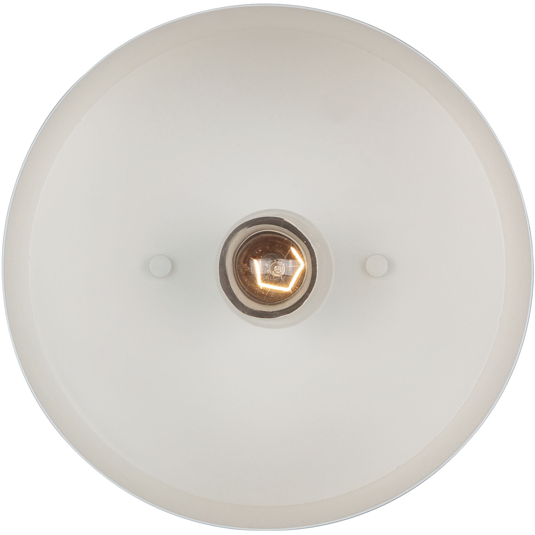 Agna 1 Light 8 inch Matte White Flush Mount Ceiling Light