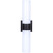 Maxine 2 Light 4.75 inch Black Vanity Light Wall Light