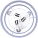 Landra 3 Light 19 inch Brushed Nickel Flush Mount Ceiling Light