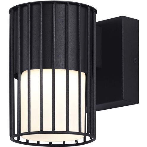 Javon LED 7 inch Black Outdoor Lantern