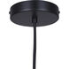 Pelia 1 Light 7 inch Black Pendant Ceiling Light
