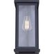 Sawyer 1 Light 13.25 inch Black Outdoor Wall Light