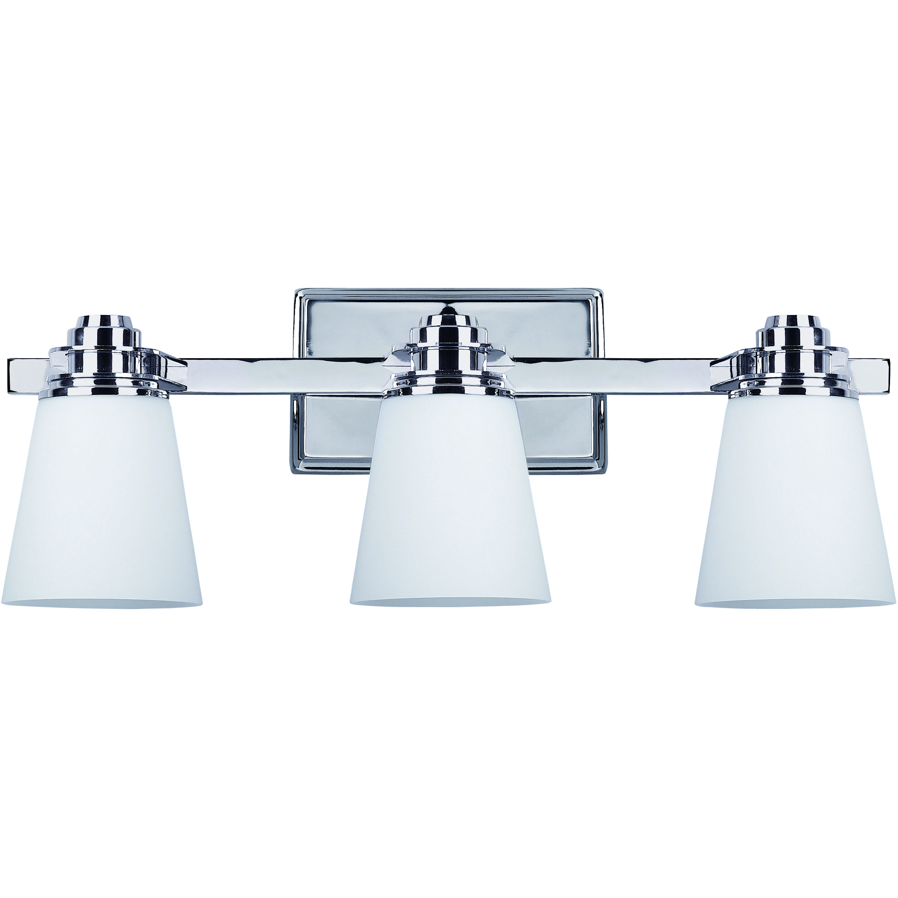 Madison 3 Light 22 inch Chrome Vanity Light Wall Light