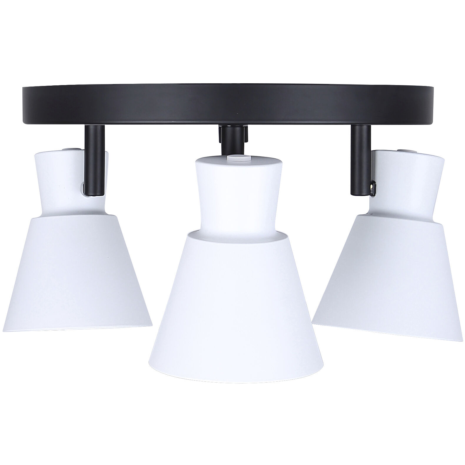 Radley 3 Light Black/White Track Lighting Ceiling Light