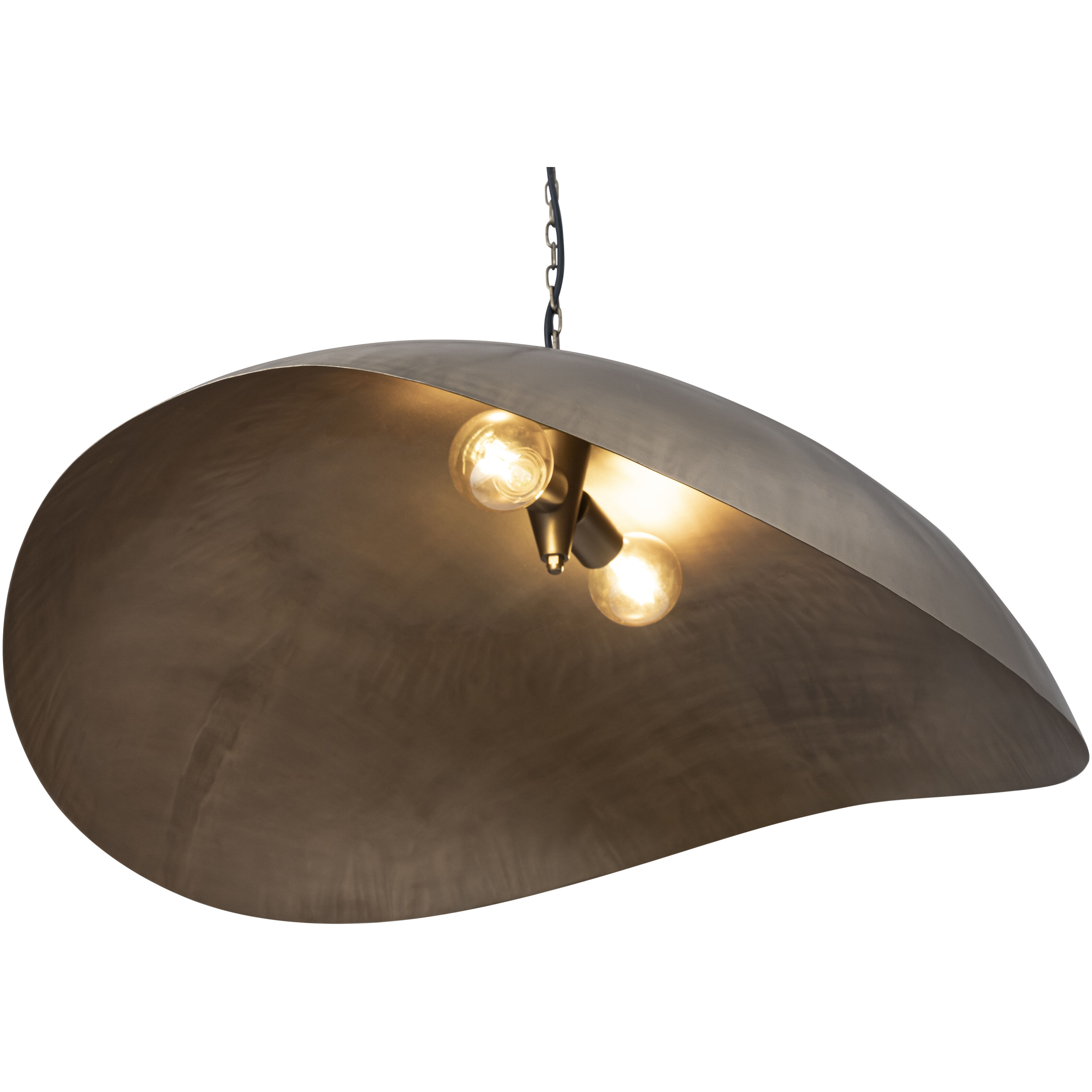 Maverick 2 Light 39 inch Antique Brass Pendant Ceiling Light