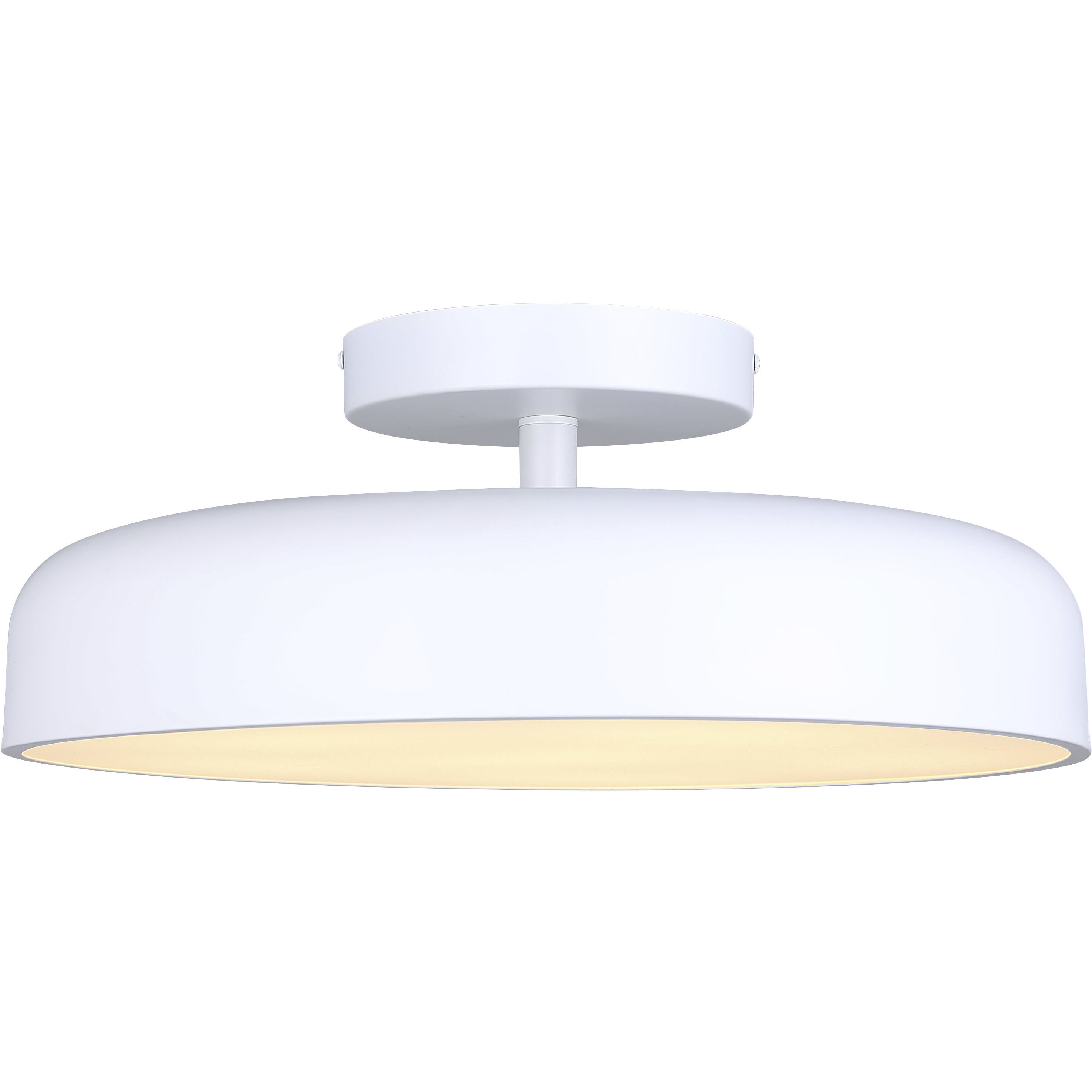 Zaria LED 18.25 inch White Chandelier Ceiling Light