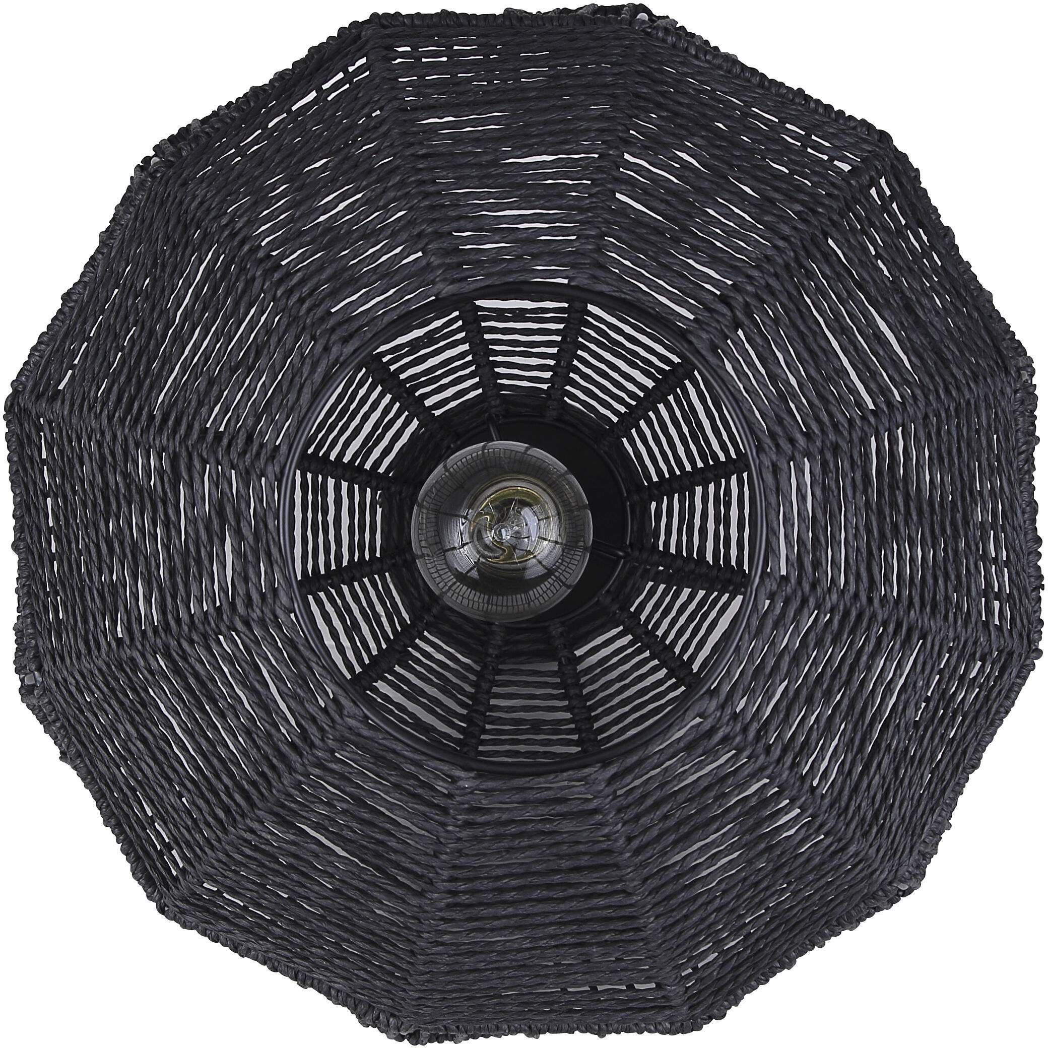 Valence 1 Light 15 inch Black Pendant Ceiling Light