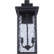 Shana 2 Light 22 inch Black Outdoor Wall Lantern