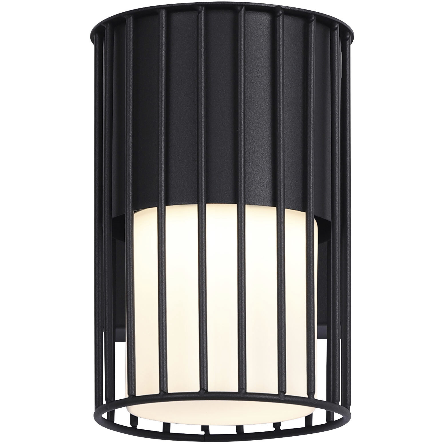 Javon LED 7 inch Black Outdoor Lantern