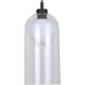 Pelia 1 Light 7 inch Black Pendant Ceiling Light