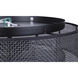 Bellamy 3 Light 19 inch Black Flush Mount Ceiling Light in Black Faux Rattan