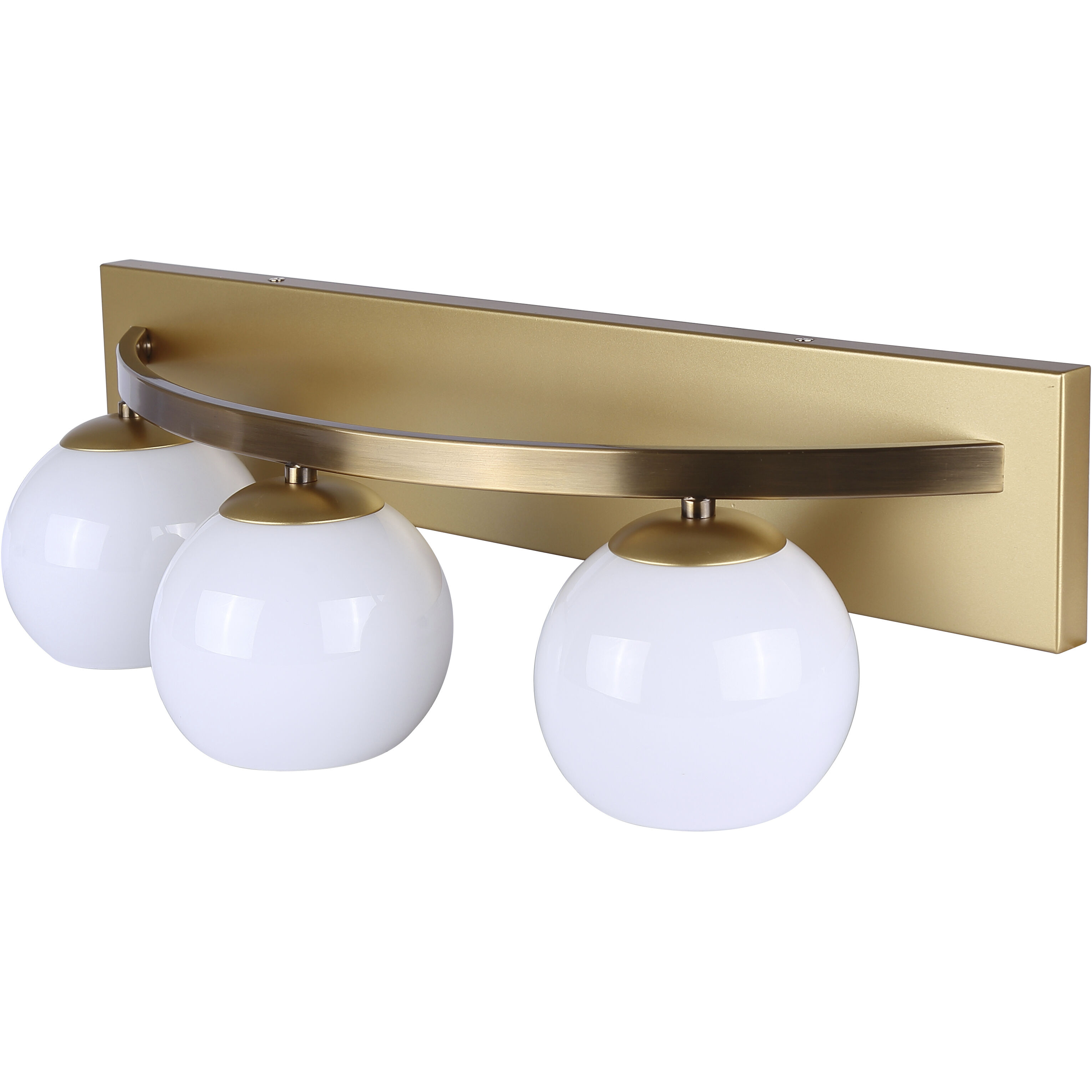 Monroe 3 Light 24 inch Gold Vanity Light Wall Light