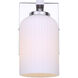 Bram 1 Light 6.25 inch Brushed Nickel Vanity Fixture Wall Light
