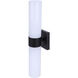 Maxine 2 Light 4.75 inch Black Vanity Light Wall Light