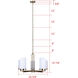 Kinslea 5 Light 25.63 inch Gold Chandelier Ceiling Light