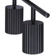 Rexton 2 Light Black Track Lighting Ceiling Light