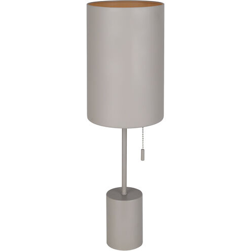Flint 23 inch 60.00 watt Grey Table Lamp Portable Light