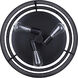 Bellamy 3 Light 19 inch Black Flush Mount Ceiling Light in Black Faux Rattan